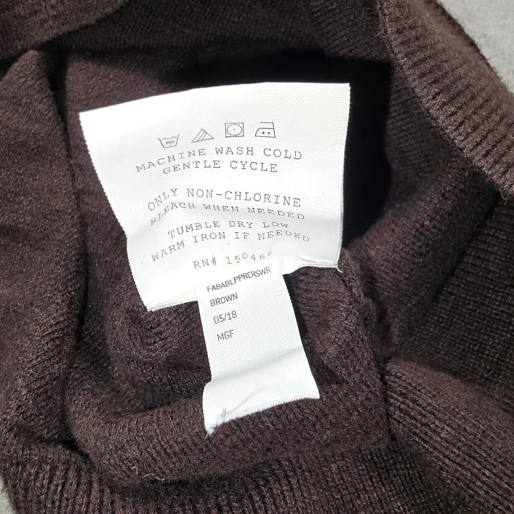Red Ale Mens XL‎ Brown Sweater Pullover Crew Neck 100% Cotton Long Sleeve